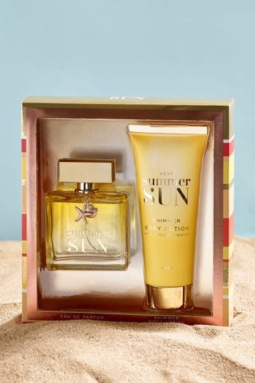 Buy Summer Sun 100ml Eau De Parfum and 200ml Body Lotion Gift Set
