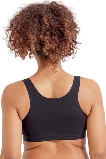 Seamfree Eco-Wear Soft Comfort Bra - Black