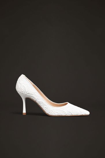 LK Bennett Leilani Lace Wedding Shoes