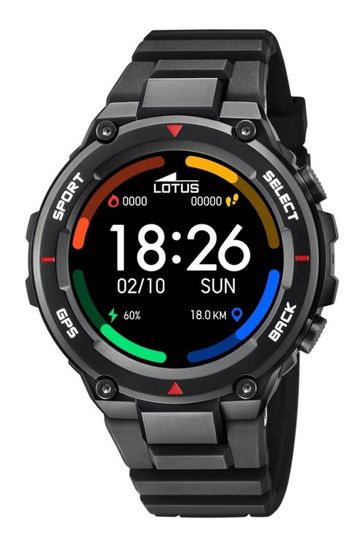 Lotus Black Smart Time Smart Touch Watch
