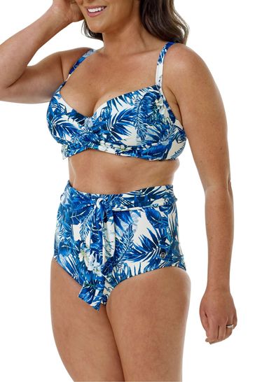 Buy Seaspray Blue Capri Underwire Bikini Top from Next Luxembourg