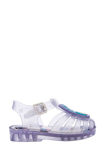 Mini Melissa Purple Fairy Winged Embedded Sandals