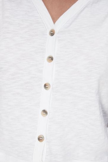 Button front t shirt hot sale