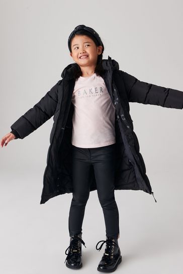 Ted baker black puffer coat hot sale