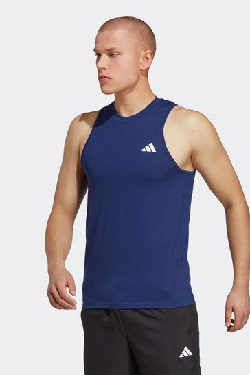 Camiseta azul sin mangas básica de entrenamiento FeelReady Train de adidas