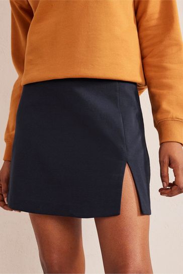 Mini skirt with side split online