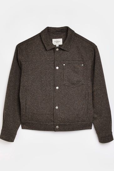 River island top checked jacket
