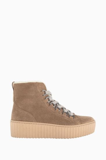 Suede ankle sneakers deals