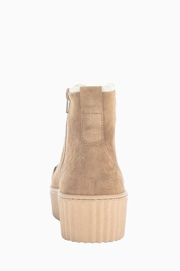 Gabor Natural Direct Lion Suede Ankle Boots