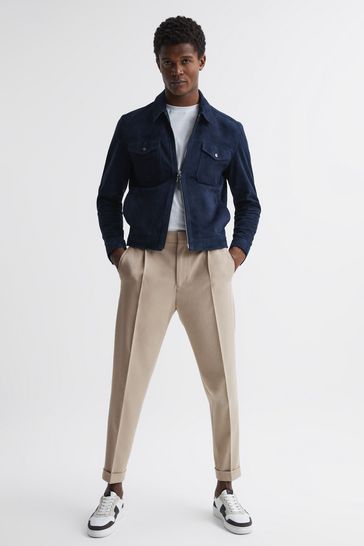 Reiss discount cropped trousers