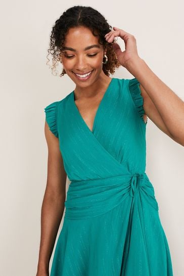 Phase eight sales green wrap dress