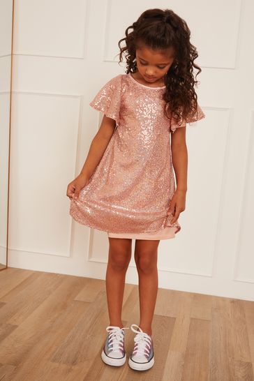 Chi chi london rose gold dress clearance