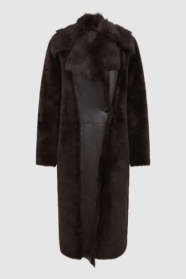 Next sheepskin top coat