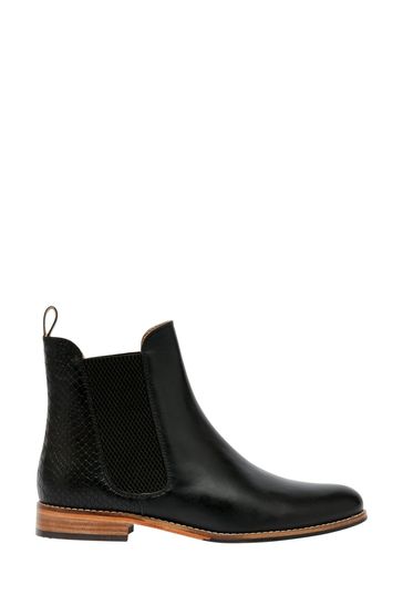 Joules Westbourne Premium Chelsea Black Boots