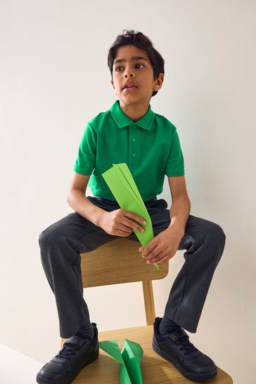 Blue school 2024 polo shirts