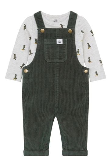Buy F&F Green Croc 2 Piece Cord Dungarees Set from the Next UK online shop