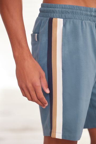 Blue and online black shorts