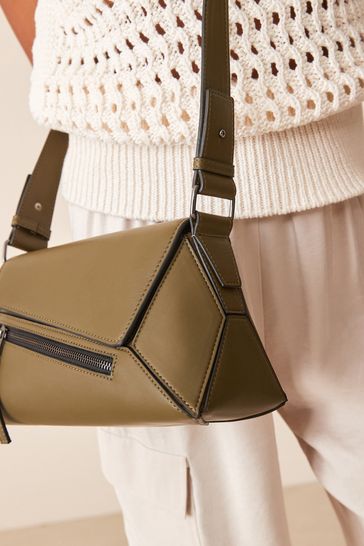 Geometric crossbody bag outlet