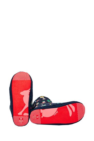 Buy Joules Junior Blue Padabout Slipper Socks from Next Luxembourg