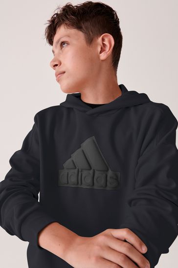 adidas Black Sportswear Future Icons Logo Hoodie