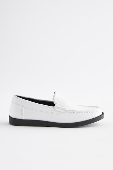 Next white loafers discount