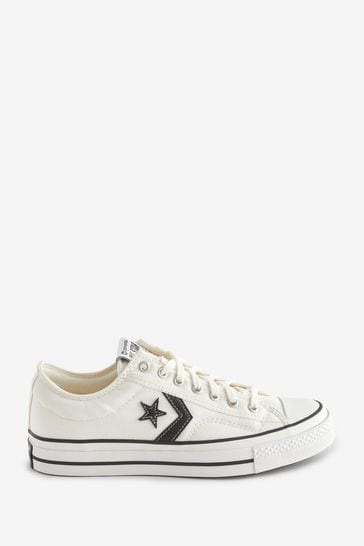 Converse Star Player 76 Canvas White Trainers