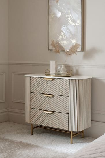 Marble chest hot sale of drawers