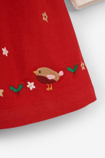 Buy JoJo Maman B b Red 2 Piece Robin Baby Dress Body Set from
