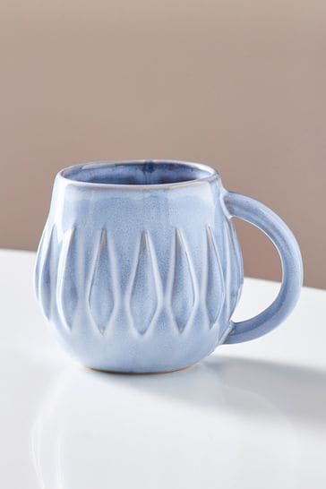 Blue Reactive Glaze Mug