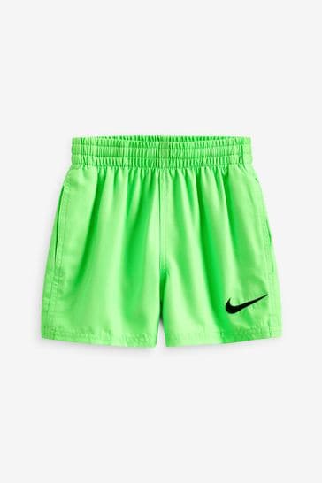 Nike Green 4 Inch Essential Volley Swim Shorts