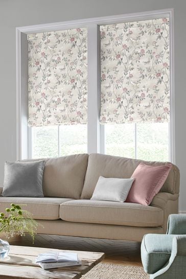 Laura Ashley Natural Eglantine Made To Measure Roman Blinds