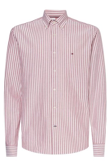 Next Luxembourg Shirt Red Tommy Buy Stripe from Oxford Hilfiger