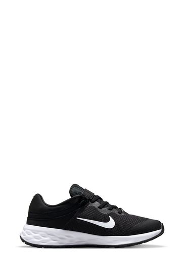 Buy Nike Black White Revolution 6 Flyease Youth Trainers from Next