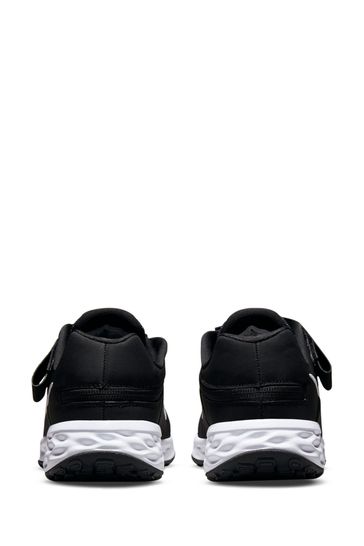 Buy Black White Nike Revolution 6 Flyease Youth Trainers from Next Latvia
