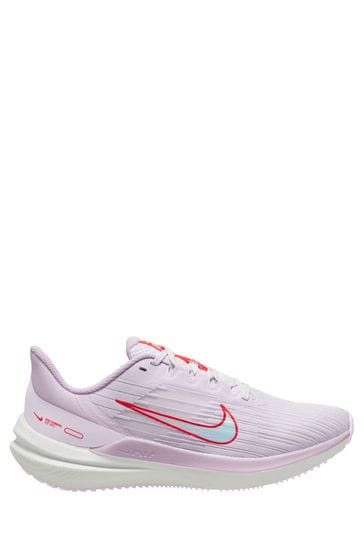 Nike Lilac Purple Air Winflo 9 Road Running Trainers