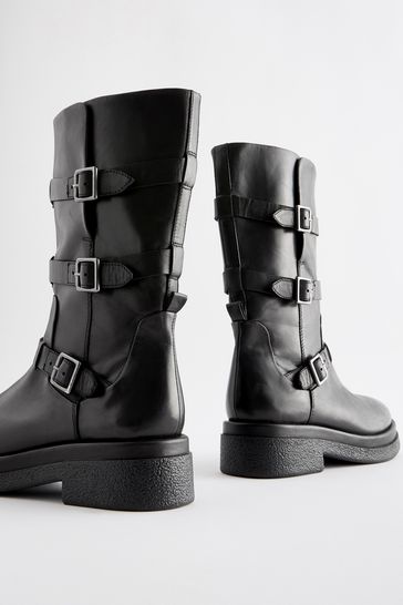 Apair biker on sale black boots