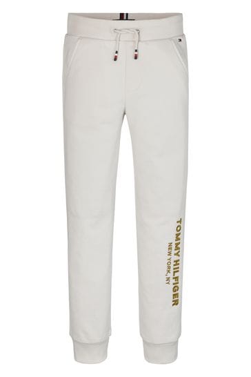 Tommy Hilfiger White New York Joggers