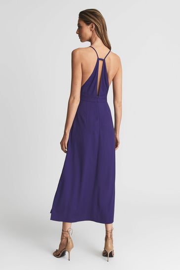 Plunge bodycon midi online dress
