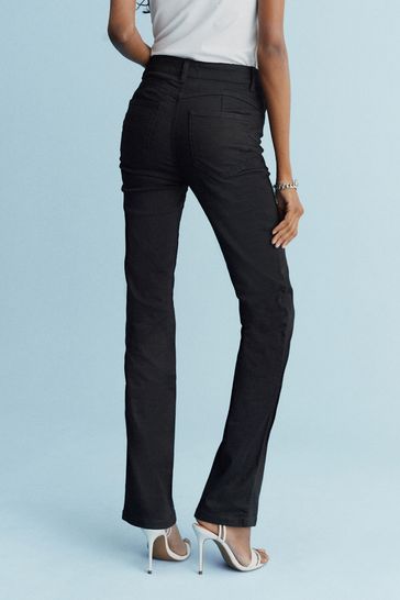 Buy Black Push Up Bootcut Jeans from Next Luxembourg