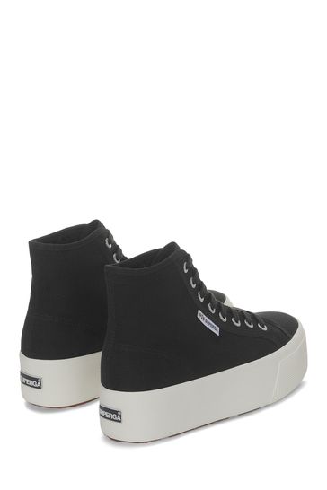 Buy Superga 2708 Hi Top Black Trainers from Next Luxembourg