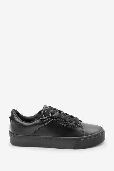 Black sole trainers sale
