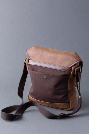 Buy Lakeland Leather Brown Hawksdale Leather Reporter Bag from