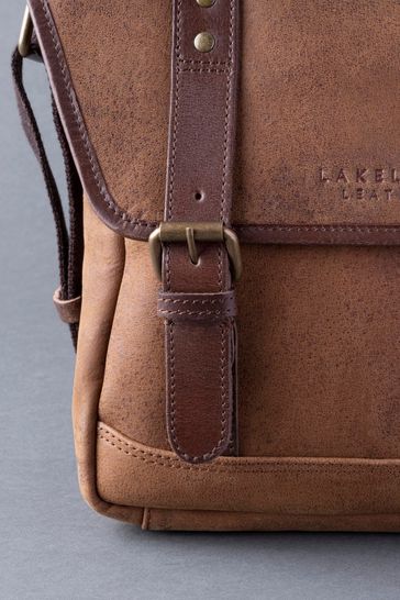 Mens leather shop reporter bag