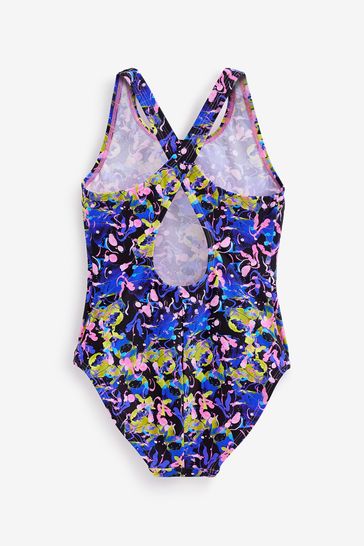 Black marble swimsuit store