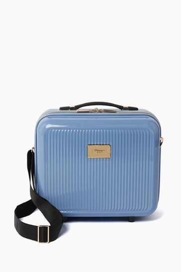 Dune London Blue Olive Vanity Hard Case Travel Bag