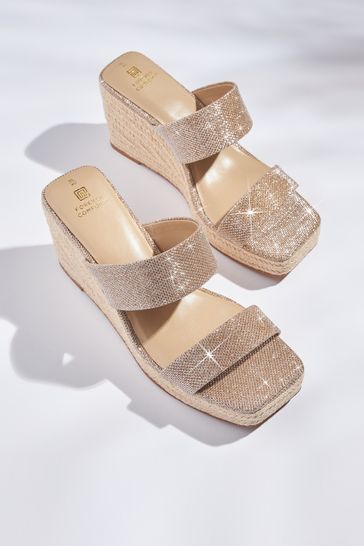 Next rose gold wedges discount