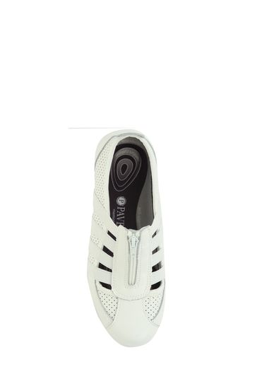 Buy Pavers White Ladies Wide Fit Casual Slip On Shoes from Next Egypt