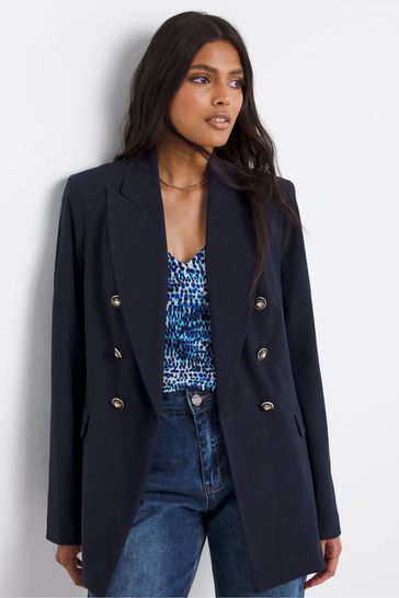 JD Williams Blue Military Blazer