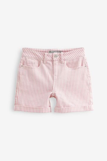 Pink deals striped shorts