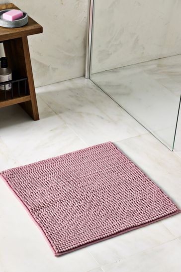 Buy Dusky Pink Bobble Shower Bath Mat from Next Netherlands